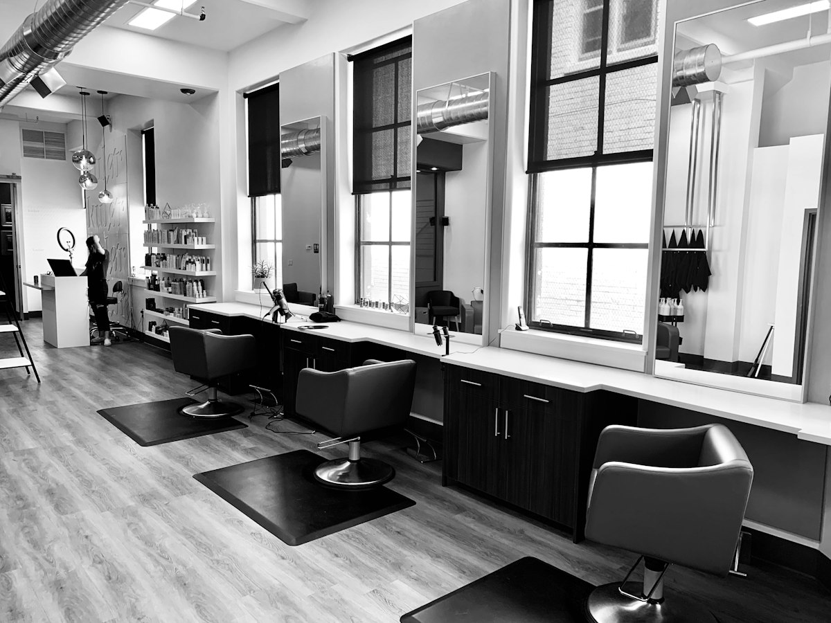 Bright salon interior, inspiration image